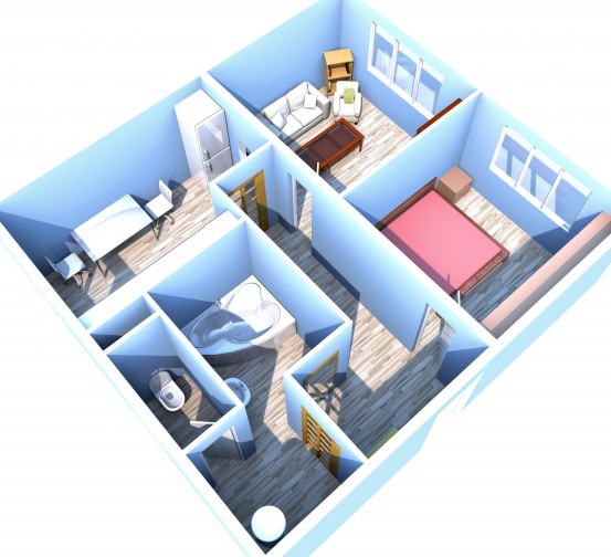 3d půdorysy